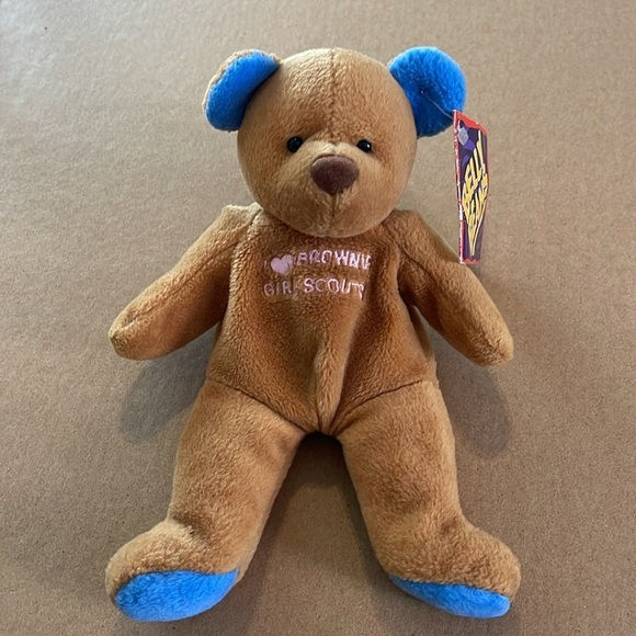 NWT‎ Mary Meyer Belly Beans I ♥️ Brownie Girl Scouts Vintage Toy - Picture 2 of 8